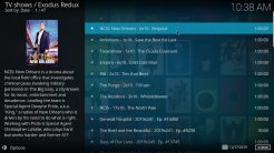 Exodus Redux Kodi Addon Category New Episodes