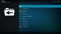 Sportowa TV Kodi Main Menu