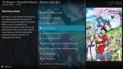 WonderfulSubs Kodi Addon Most Popular Animes