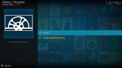 Tempest Kodi Addon 1 Clicks Section