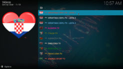 Vukovar U Srcu TV Kodi Addon Main Menu