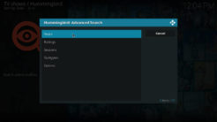 Hummingbird Kodi Addon Advanced Search Section