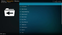 Marauder Kodi Addon Movies Section