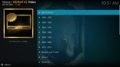 Mirror V2 Kodi Addon TV Shows Section