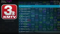 TempTV Kodi Addon News Section