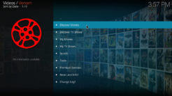 Venom Kodi Addon Main Menu