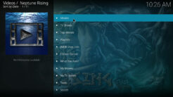 Neptune Rising Kodi Addon Main Menu