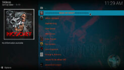 Ricochet Kodi Addon Dead of Night Section