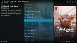Netflix Kodi Addon New Releases Section