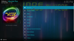 Aliunde Plus Kodi Addon Movies Section