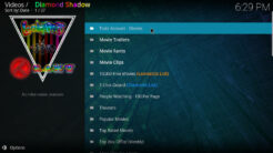 Diamond Shadow Kodi Addon Movies Section