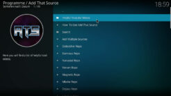 Add That Source Kodi Addon Main Menu 1