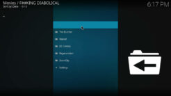 Diabolical Kodi Addon Main Menu