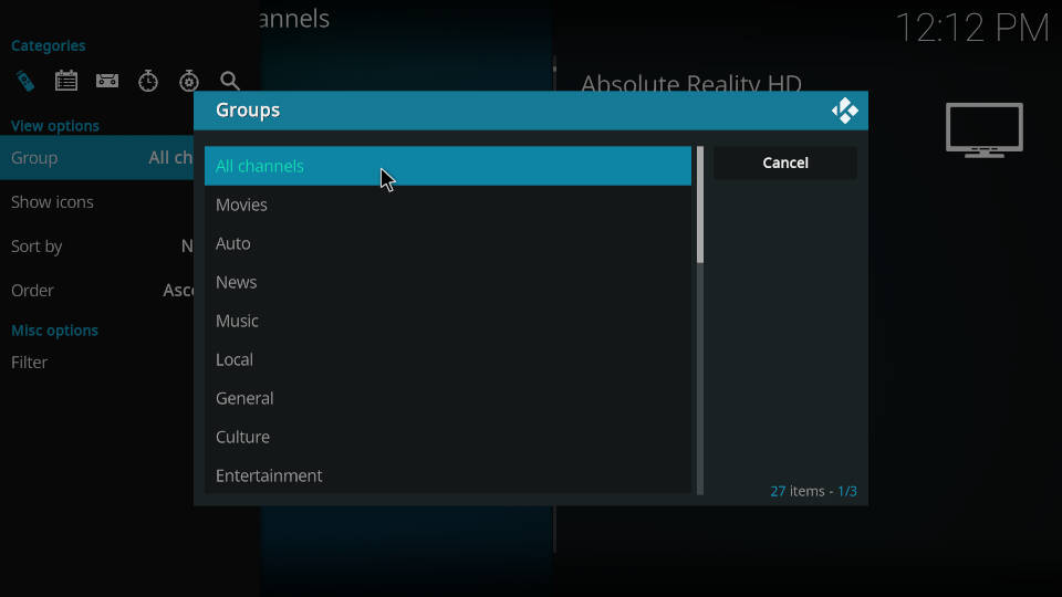 PVR IPTV Simple Client - Acess and watch live TV channels - Step 4