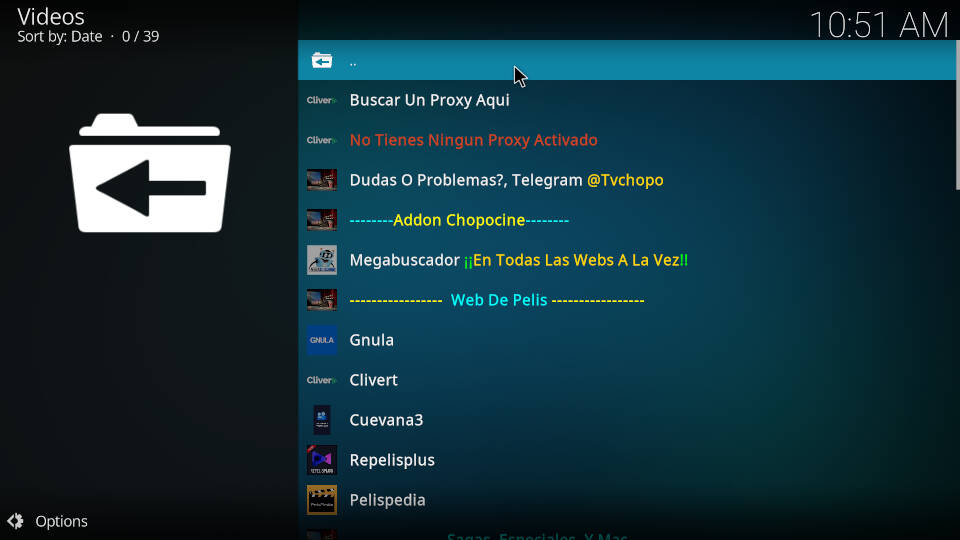 TV Chopo Kodi Addon (Spanish) – 