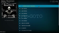The Xstream Kodi Addon Movies Section