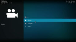 FMovies Kodi Addon Main Menu