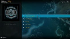 Odin Kodi Addon Odin Scrapers Section