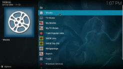 Thor Kodi Addon Main Menu