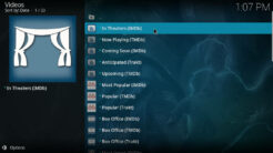 Thor Kodi Addon Movies Section