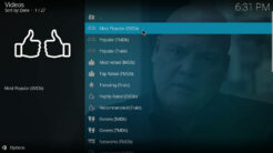 Kingpin Kodi Addon Discover TV Shows Section