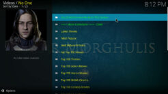 No One Kodi Addon Debrid Movies Section