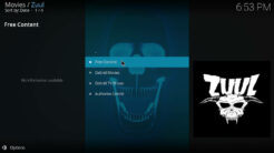 Zuul Kodi Addon Zuul Section