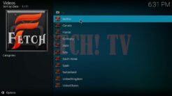 Fetch Kodi Addon Samsung TV Plus Section