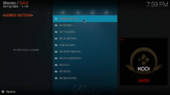 Base Kodi Addon Base Section