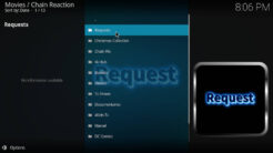 Chain Reaction Kodi Addon Chain Reaction Section
